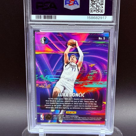 Luka Doncic 2021 Chronicles #'d 30/88 Asia Red PSA 9 MINT - Image 2